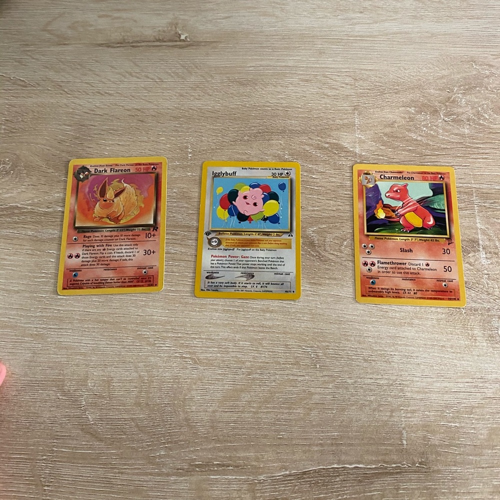 1995 Pokemon cards